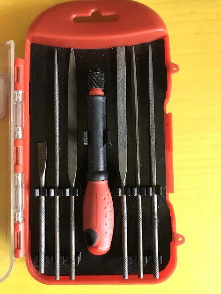 37 Piece Ratcheting Screwdriver Set & 6 Piece Needle File Set NIB