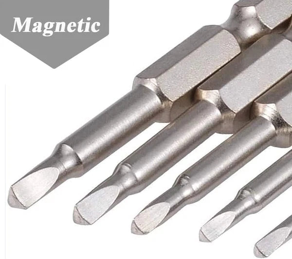 6 Piece Magnetic Triangular Screwdriver Bit Set, S2 Steel One Size