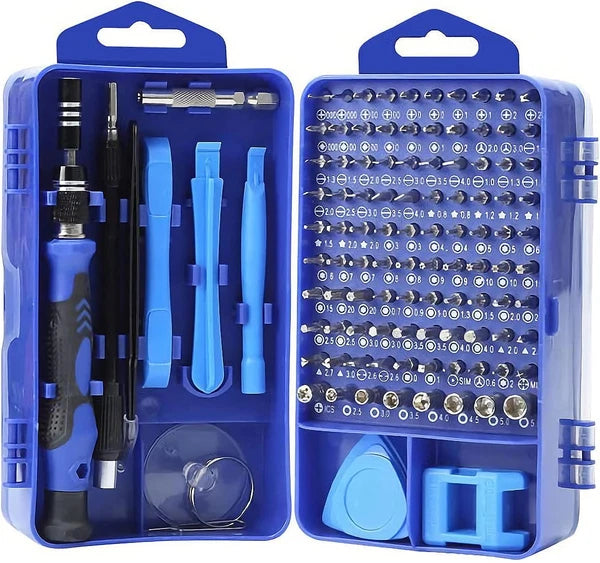 115 in 1 Screwdriver Set, Magnetic DIY Precision Tool Kit for Glasses PC Laptop