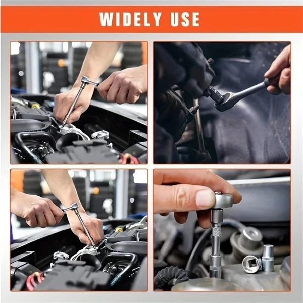 53pcs Ultimate Auto Mechanic Tool Kit - Premium Ratchet Torque Wrench Diverse