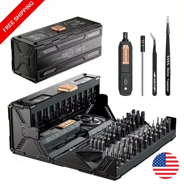 180 in 1 Precision Magnetic Screwdriver Set for Phone PC Glasses Repair Kit
