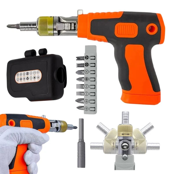 16-in-1 Multi Screwdriver Set 180 Degree Adjustable Angle Screwdriver Repair Kit