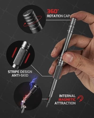 128 in 1 Electronics Precision Screwdriver Set, Professional Magnetic Repair Too