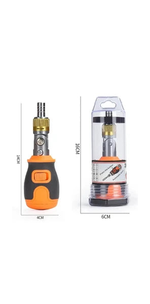 Mini Ratchet Screwdriver Precision Multi Magnetic S2 Bit Household Multi-purpose