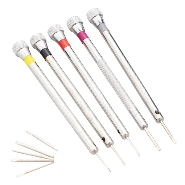 5 Pcs Small Screwdriver Set Glasses Repairing Tool Watch Eyeglasses Kit Tools