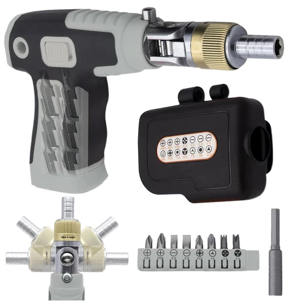 16-in-1 Multi Screwdriver Set 180 Degree Adjustable Angle Screwdriver Repair Kit