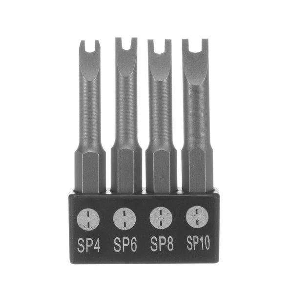 5 Pcs Magnetic U4 U5 U6 U7 U8 Tip U-shaped Spanner Screwdriver Bits Tool
