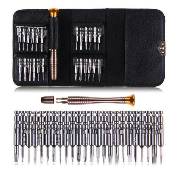 25pcs Screwdriver Hand Tool Set Cell phone, notebook Precision Repair Tool Kit