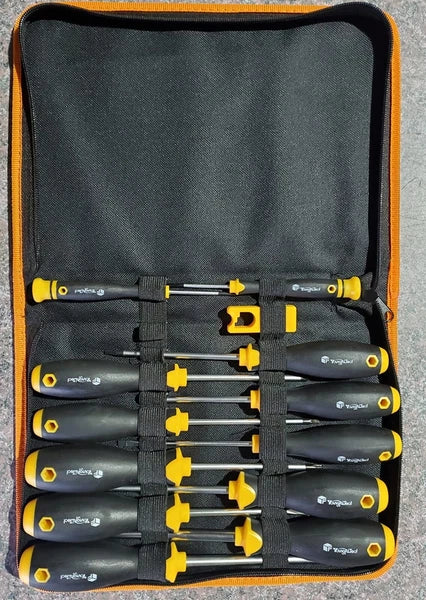 13 Pieces Magnetic Screwdriver Set Flat Phillip Torx Head Precision Screwdriver