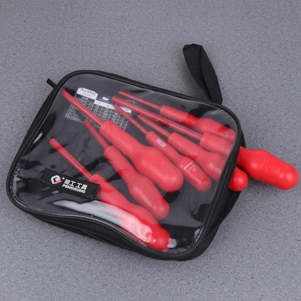 7 Pcs Insulated Screwdriver Set Mechanical Repair Tool Ratchet Spanner