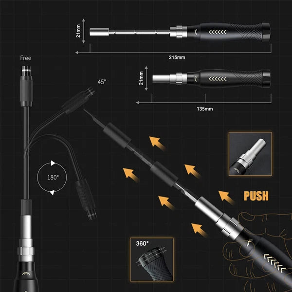145 In 1 Precision Screwdriver Set Torx Computer PC Phone Watch Repair Tool Kit