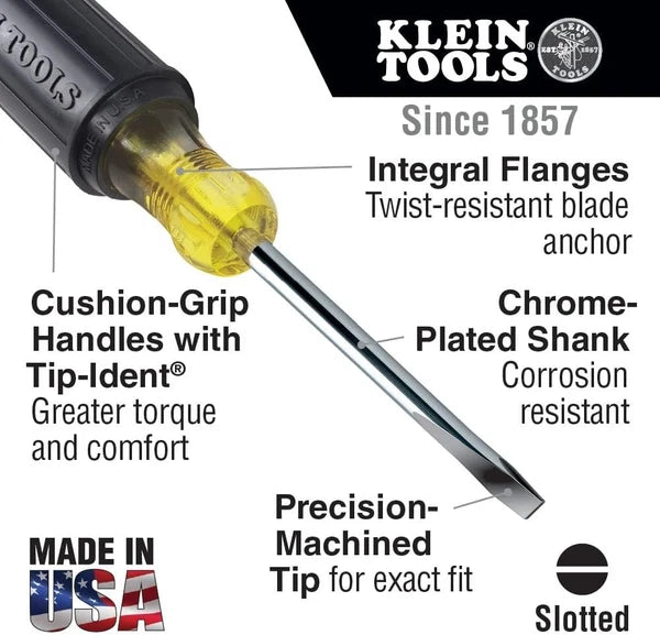 Professional Quality 6-Piece Screwdriver Set - Comfort Grip & Precision Tips