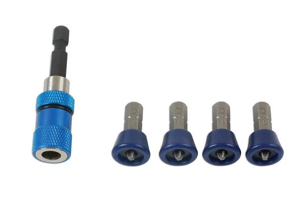 5 Piece Plasterboard and Laser Holder Bit Set 7401-