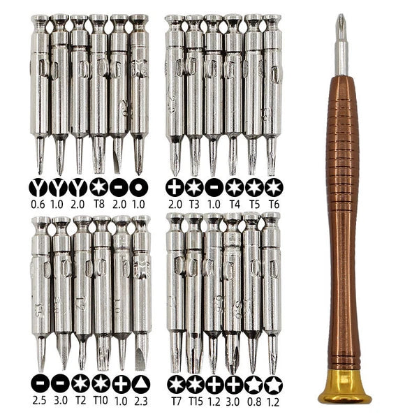 25pcs Screwdriver Hand Tool Set Cell phone, notebook Precision Repair Tool Kit