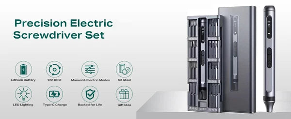 50-in-1 Multifunctional Durable High Torque Precision Electric Screwdriver Set
