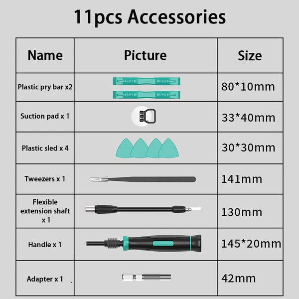 152 in 1 Precision Screwdriver Set PC Phone Laptop Tablet DIY Repair Tool Kit
