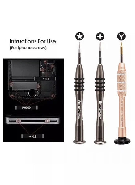 Herramienta De La Reparacion Del Destornillador Magnetico Set Kit Para iPhone 12