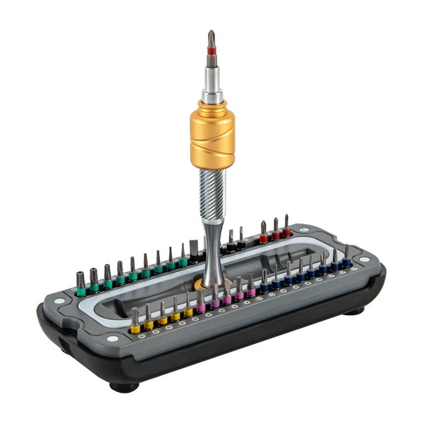 37X Precision Screwdriver Kit Electronics Repair Tool Kit w/ Magnetic Driver Bit