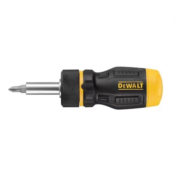 Multi-Bit Ratcheting Stubby Screwdriver Set (7-Piece)