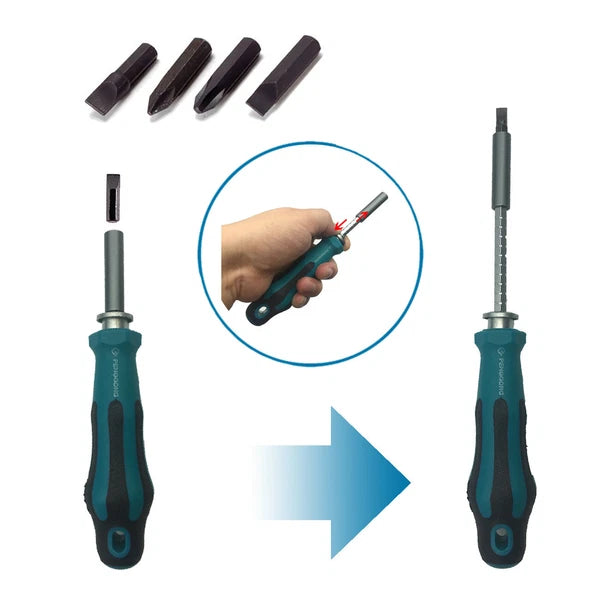 58 in 1 Precision Screwdriver Set Hex Phillips Torx Slotted Bit Ergonomic Handle