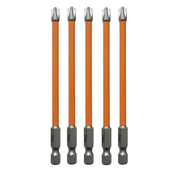 5pcs Magnetic Special Slotted-Cross Screwdriver Bit For Electrician,FPH2