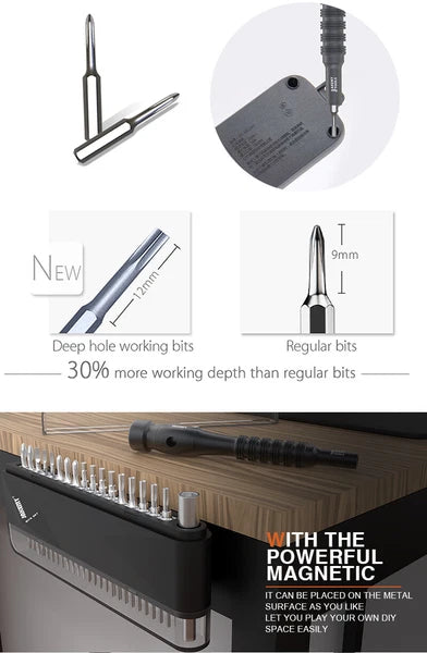 Screwdriver Set 45 in 1 Torx Cross Screw Driver Magnetic Bit Set For Repair Tool