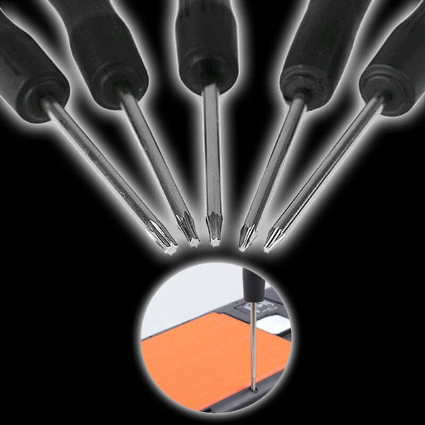 5pcs Precision Torx Screwdriver Set T2+T3+T4+T5+T6 Repair Tool For Mobile Phones