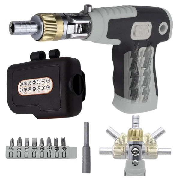 16-in-1 Multi Screwdriver Set 180 Degree Adjustable Angle Screwdriver Repair Kit